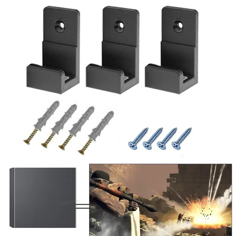 Gaming Console Monitor - Wall Mount Holder For PS4 Console