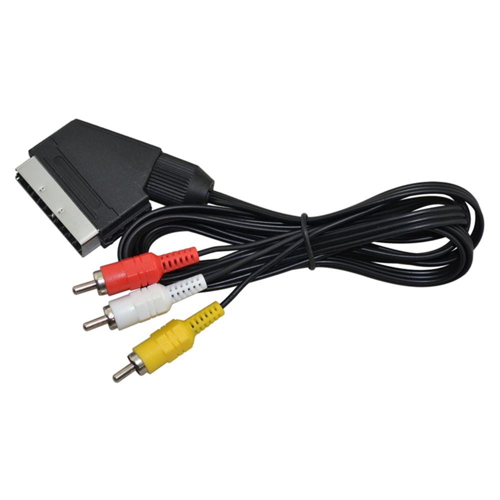 Gaming Console And Controller - Scart Cable To 3 RCA AV