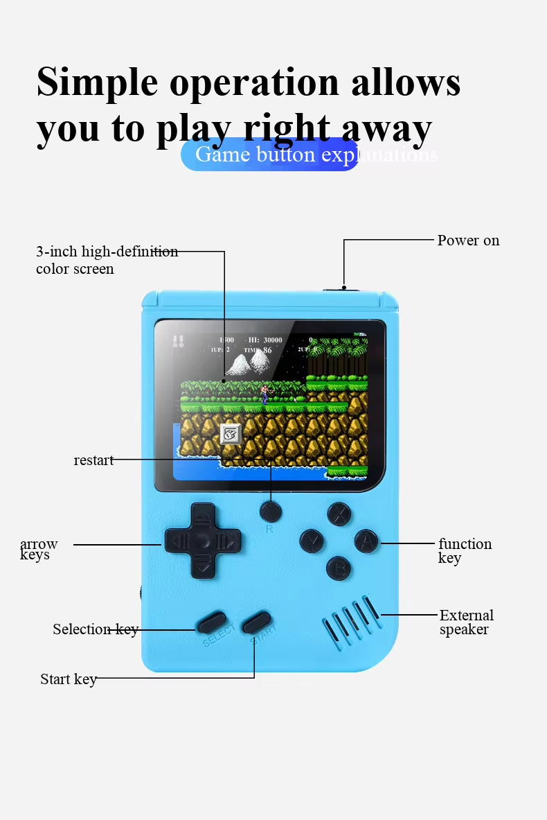 400 In 1 MINI Games Handheld G - огляд і ціна Gaming Console Sale