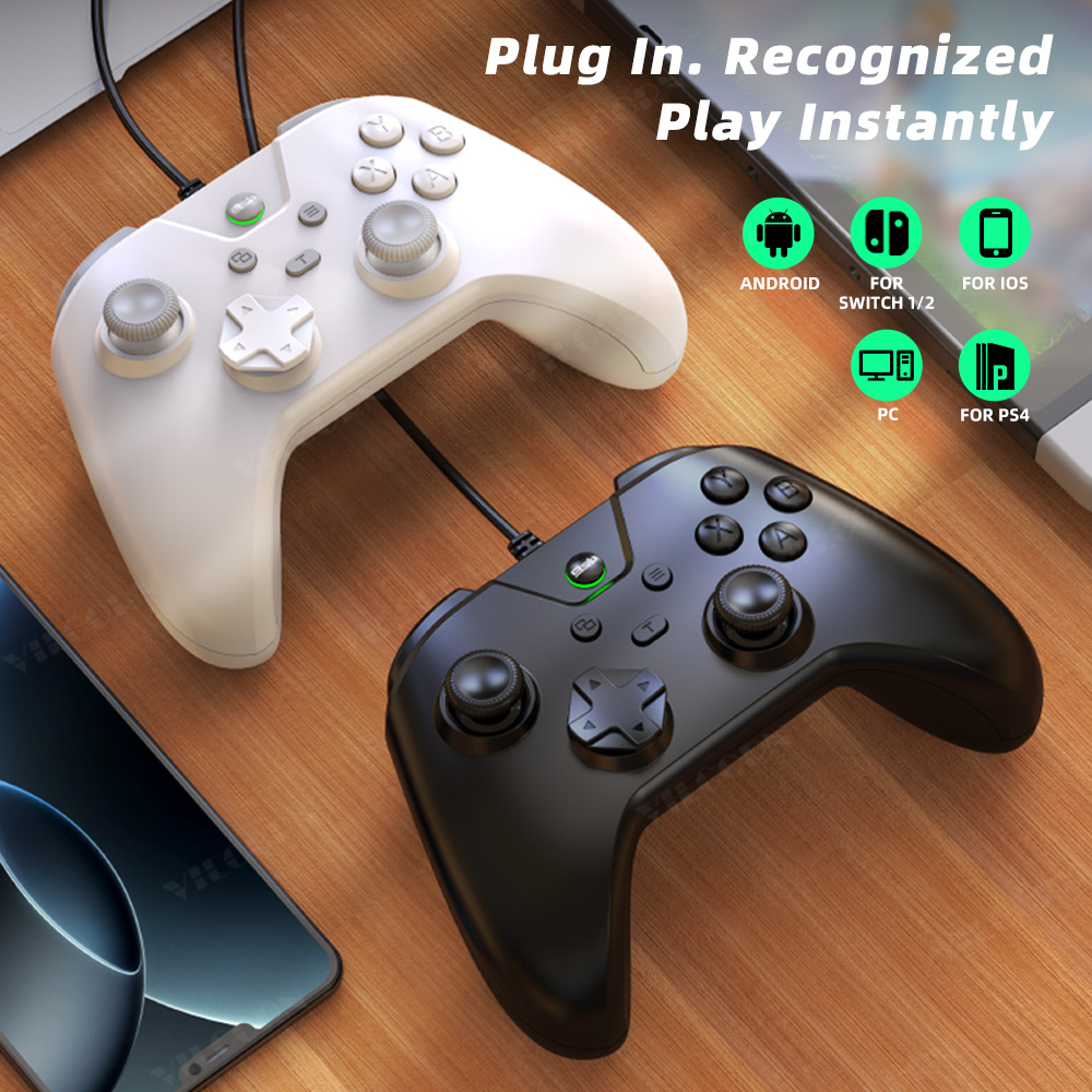VILCORN Wired Gaming Controlle - огляд і ціна Console Gaming Steam