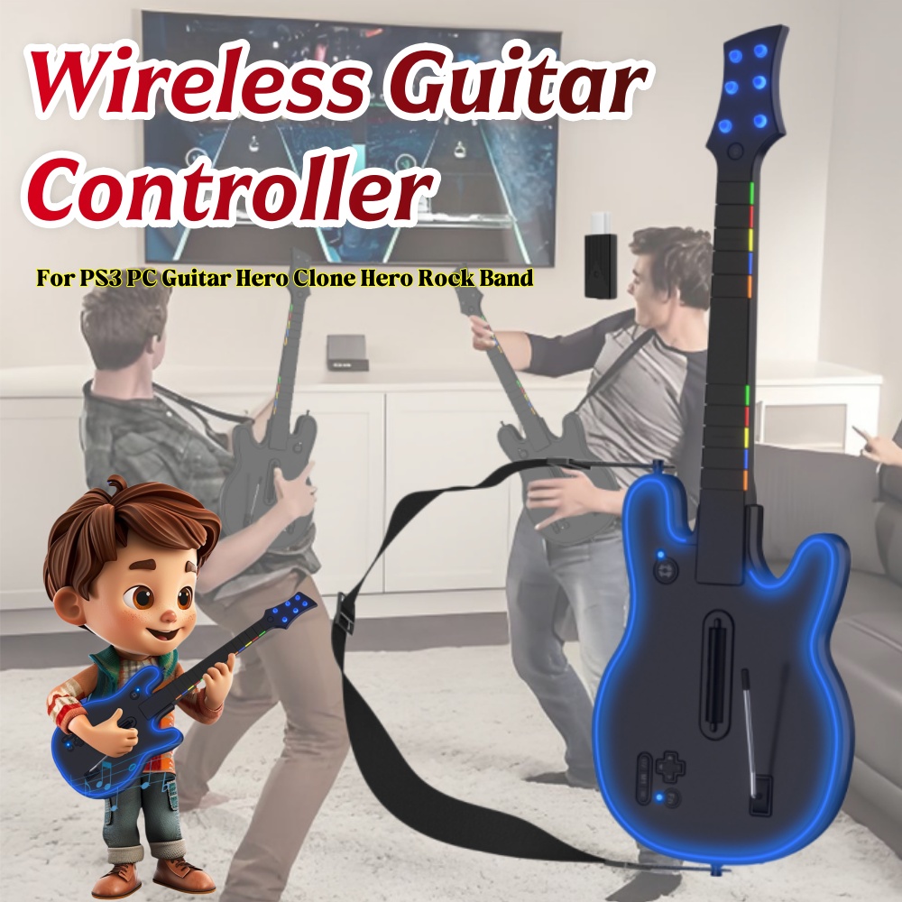 Wireless Guitar Controller wit - огляд і ціна Gaming Console And Controller