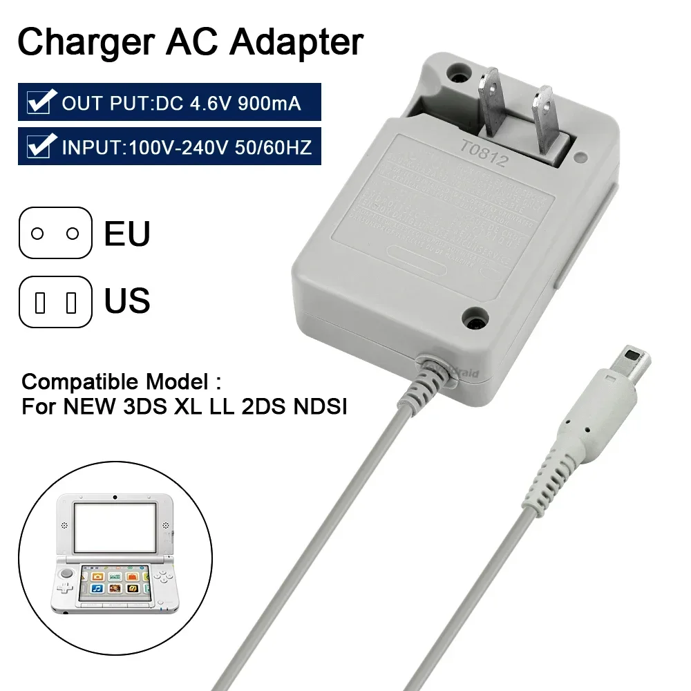 For NEW 3DS XL LL AC Power Sup - огляд і ціна Gaming Console All