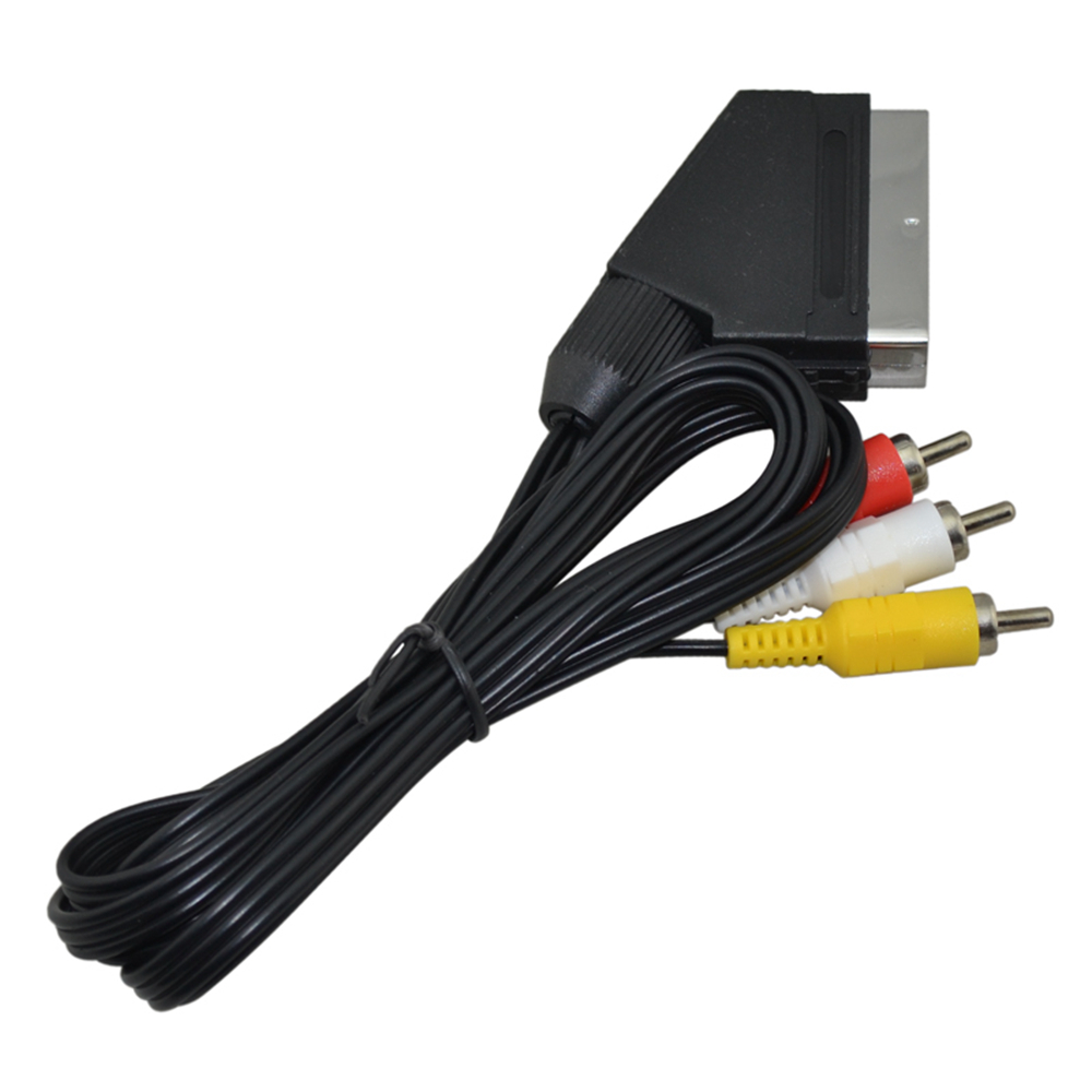 Scart Cable To 3 RCA AV TV Vid - огляд і ціна Gaming Console And Controller