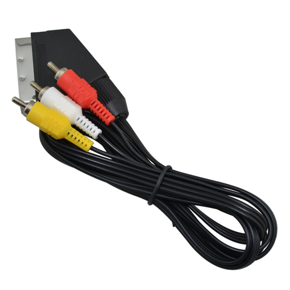 Scart Cable To 3 RCA AV TV Vid - огляд і ціна Gaming Console And Controller