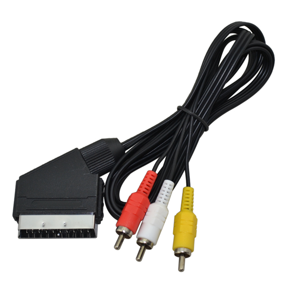 Scart Cable To 3 RCA AV TV Vid - огляд і ціна Gaming Console And Controller