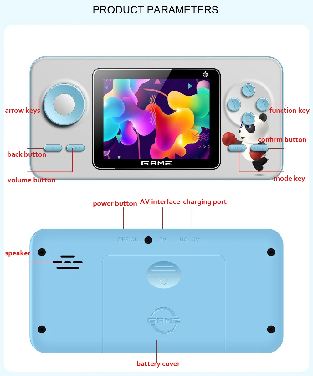 New S5 Mini Retro Video Gaming - огляд і ціна Gaming Console For 10 Year Old